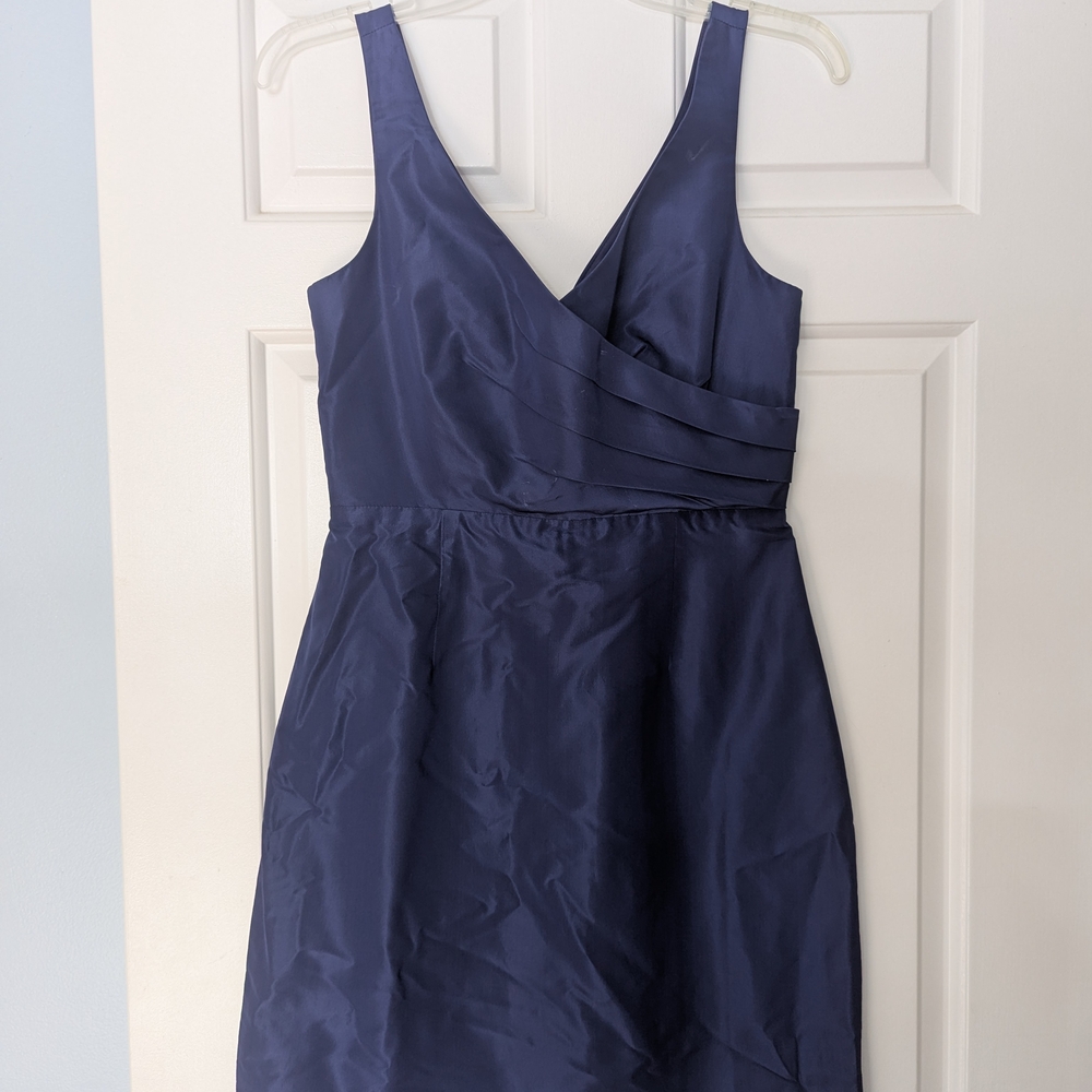J. Crew Deep Blue Mini Dress